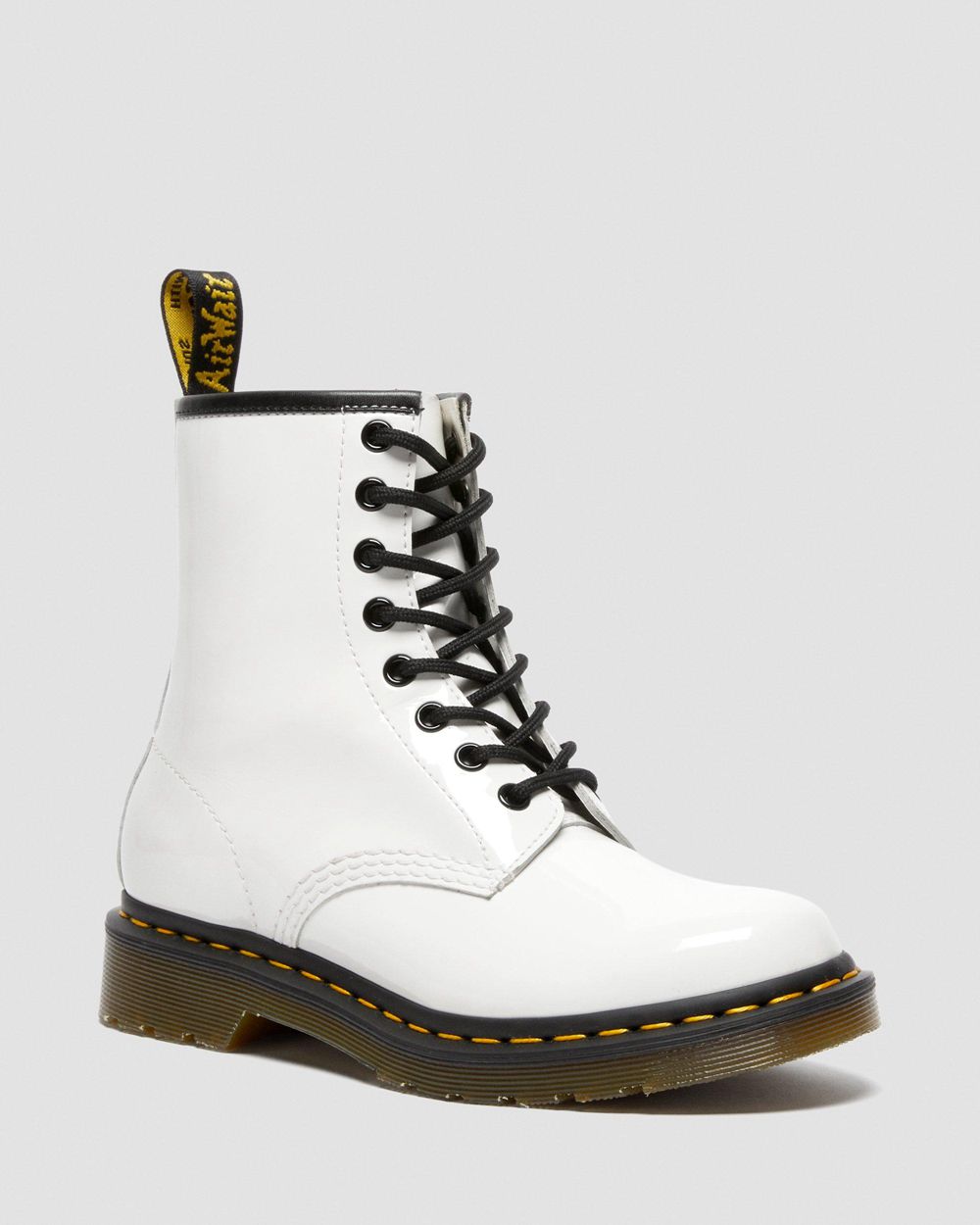 Dr Martens 1460 Patent Kožené Šnurovacie Topánky Damske ( Biele ) SK 974-SZIYVK